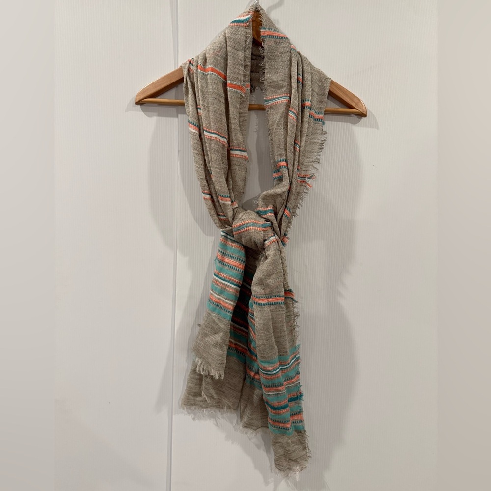 J. JILL Multicolor Striped Scarf